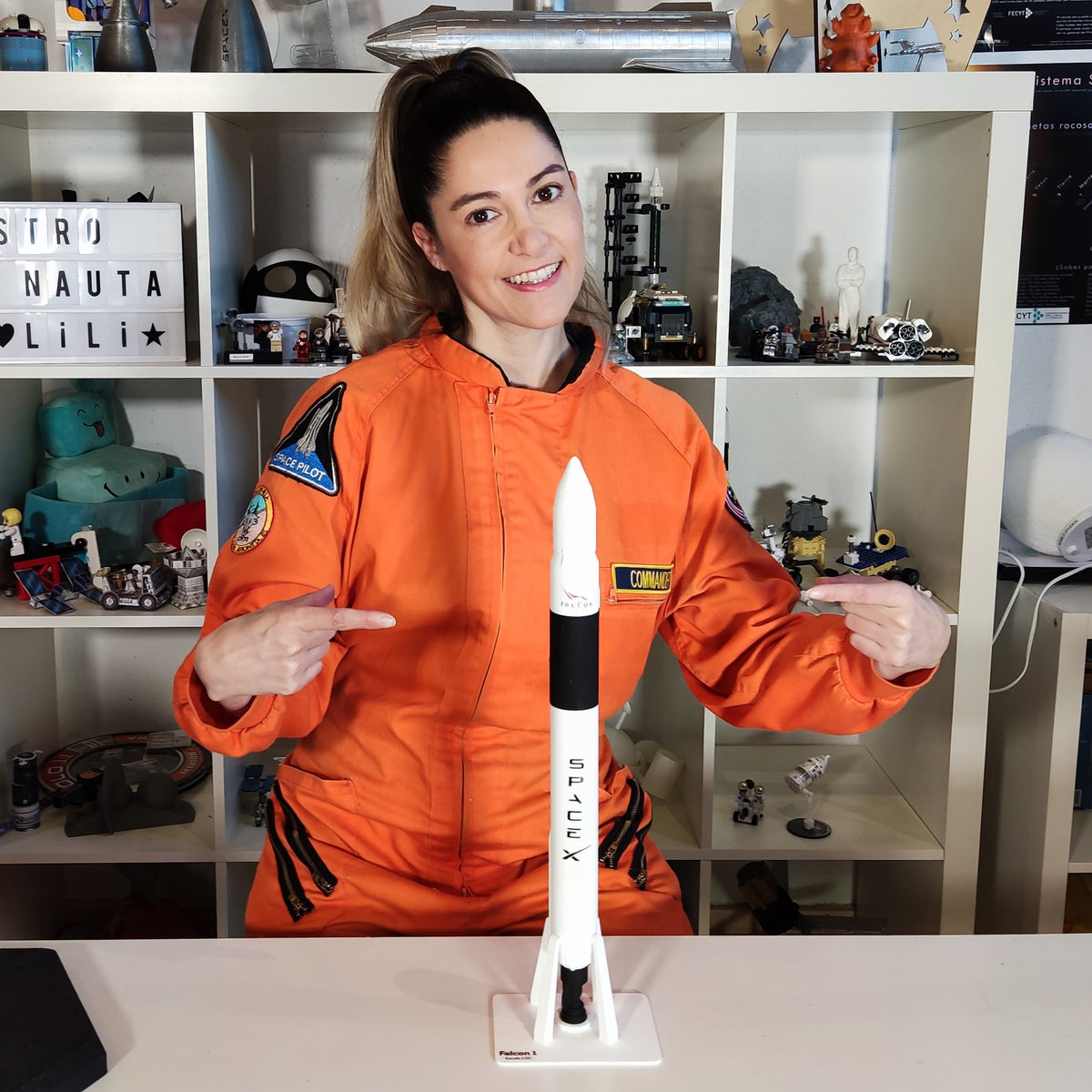 SpaceX Falcon1 ロケット模型 スペースX NASA JAXA Falcon 1 - SpaceX – Space Scaled Models