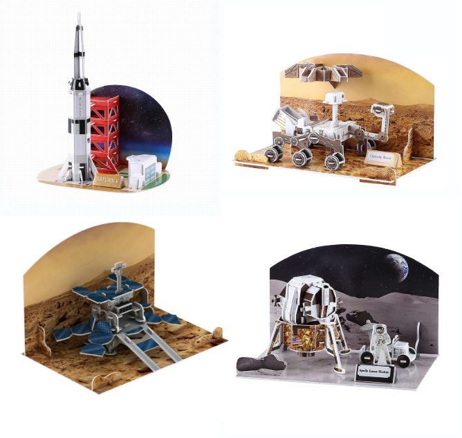 3D Puzzle – Space Scaled Models
