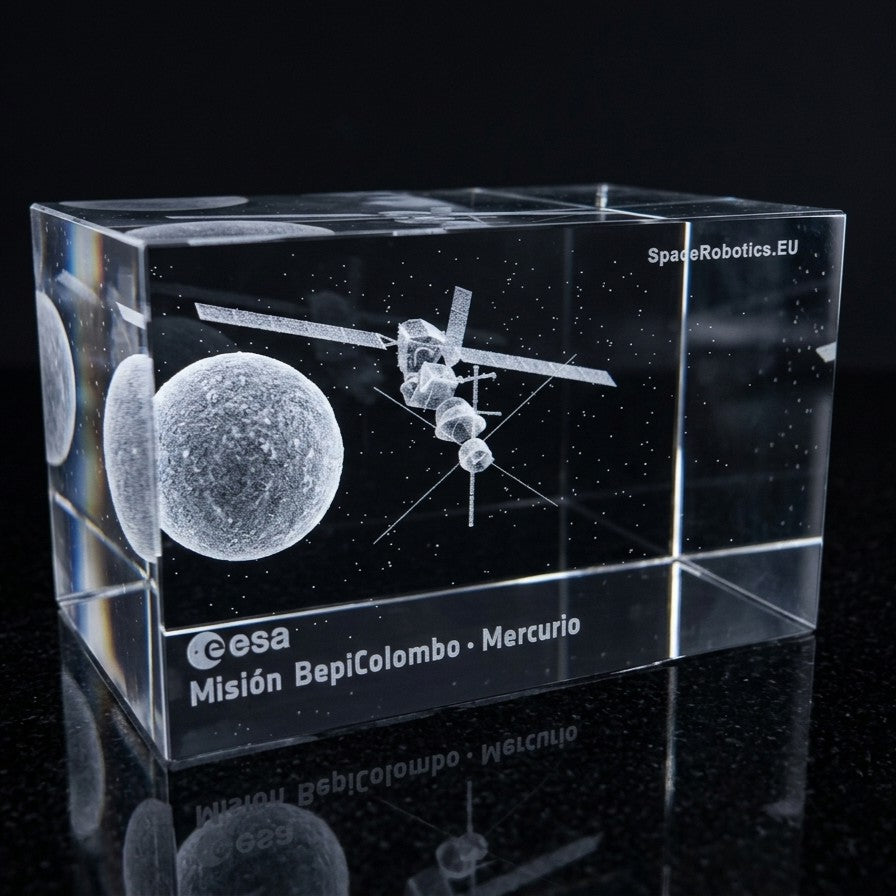 ESA BepiColombo, Mission to Mercury - 3D Crystal