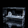 Apollo 17 - The Last Apollo Mission to the Moon - 3D Crystal