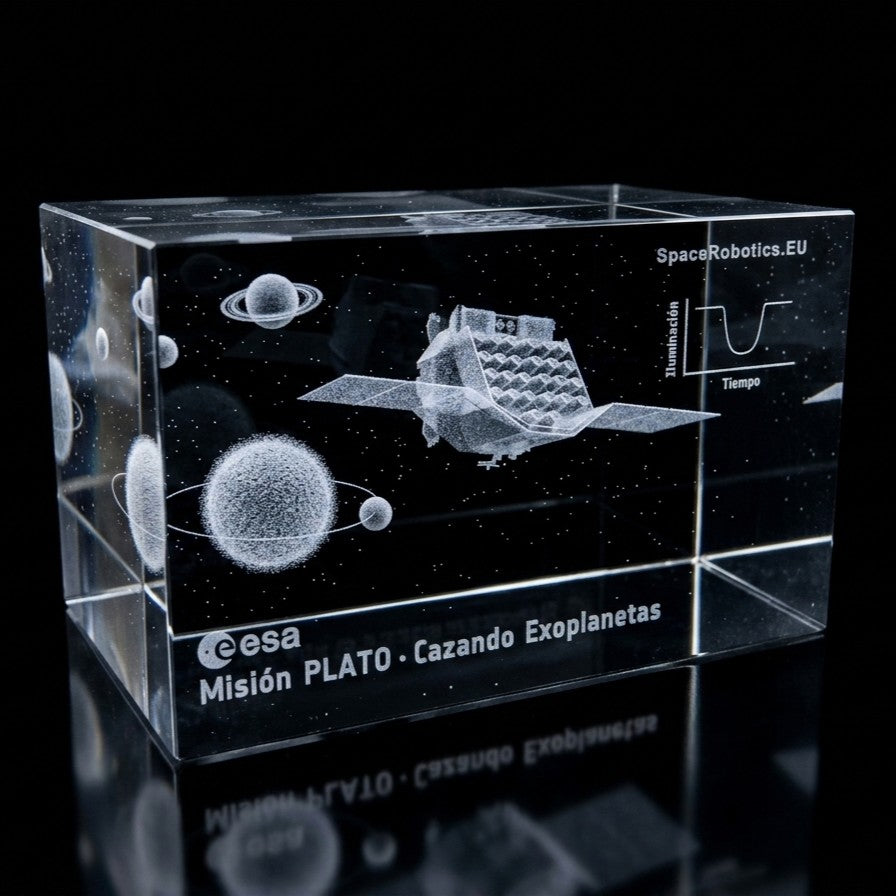 ESA PLATO Hunting for Exoplanets - 3D Crystal