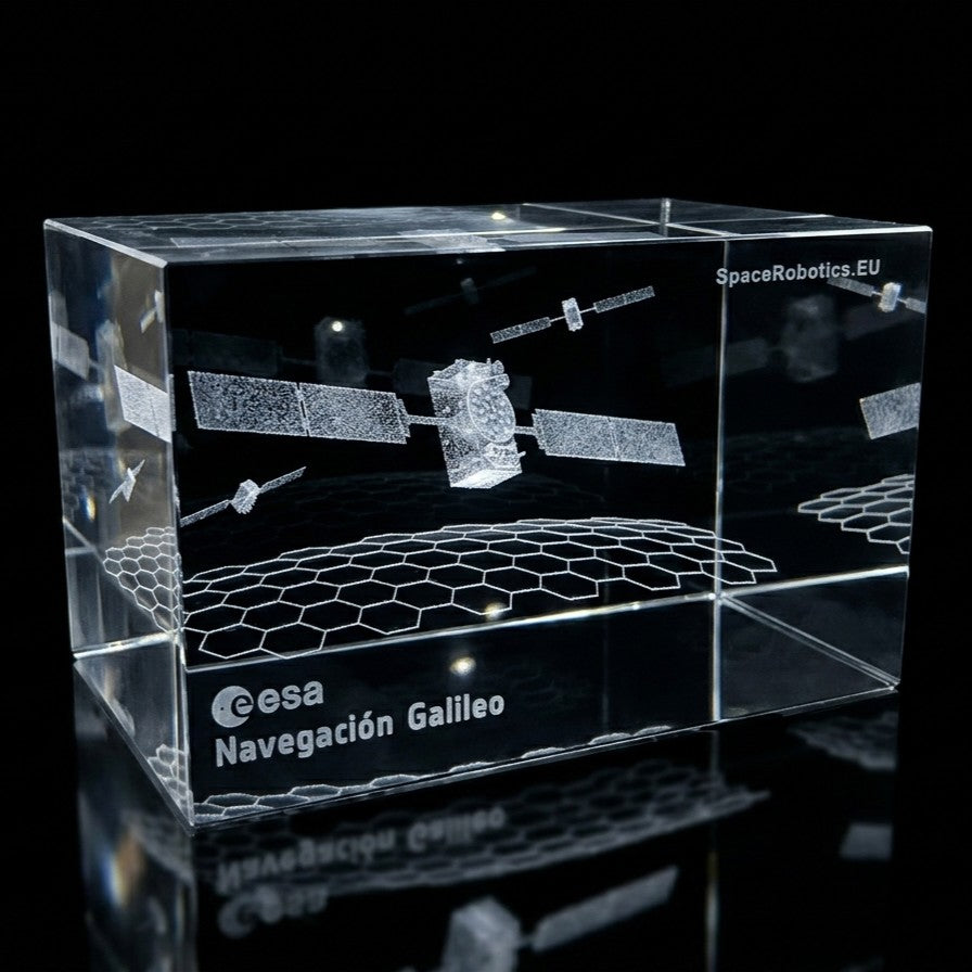 ESA Galileo - Europe’s Satellite Navigation System - 3D Crystal