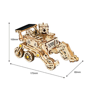 Solar Wooden Rover with Arm