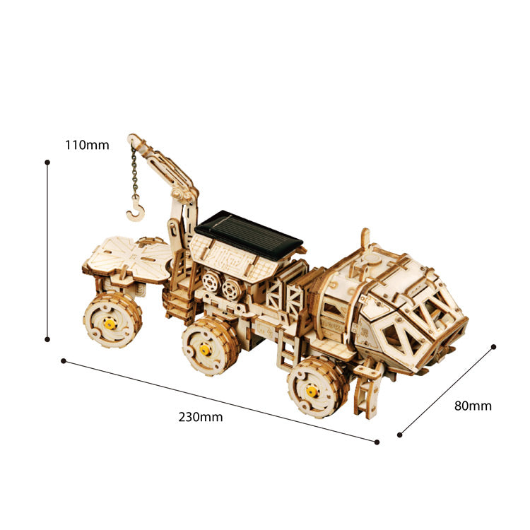 Solar Wooden The Martian Rover