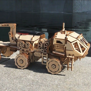 Solar Wooden The Martian Rover