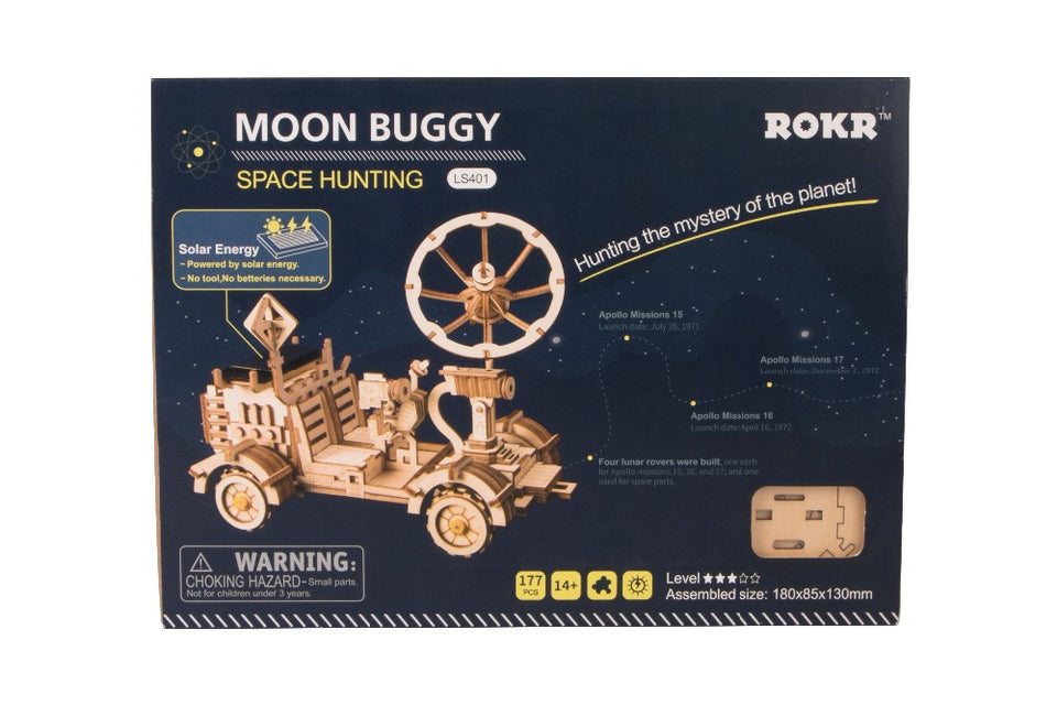 Solar Wooden Moon Rover Apollo 15